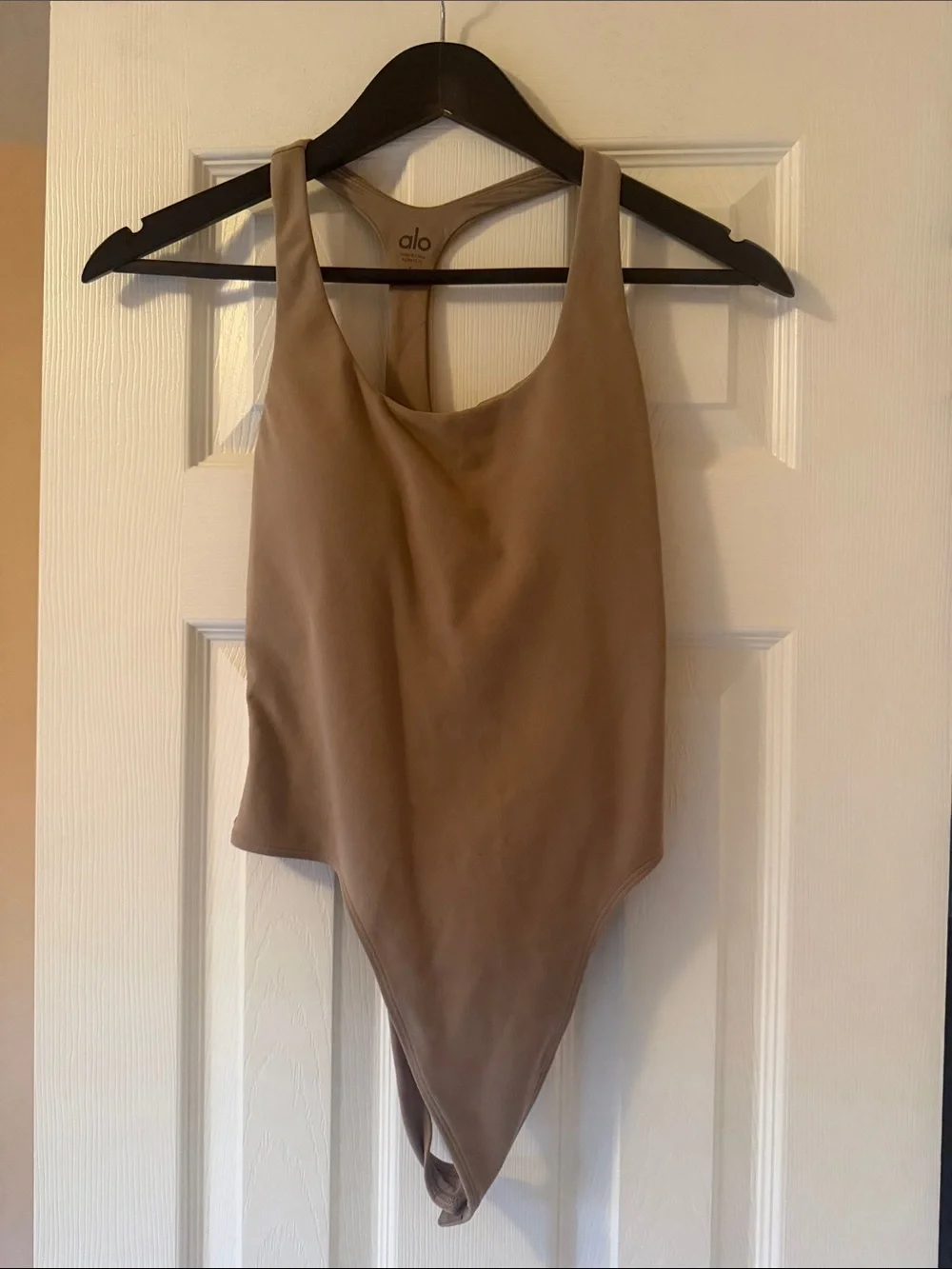 ALO Yoga Bodysuit in Taupe